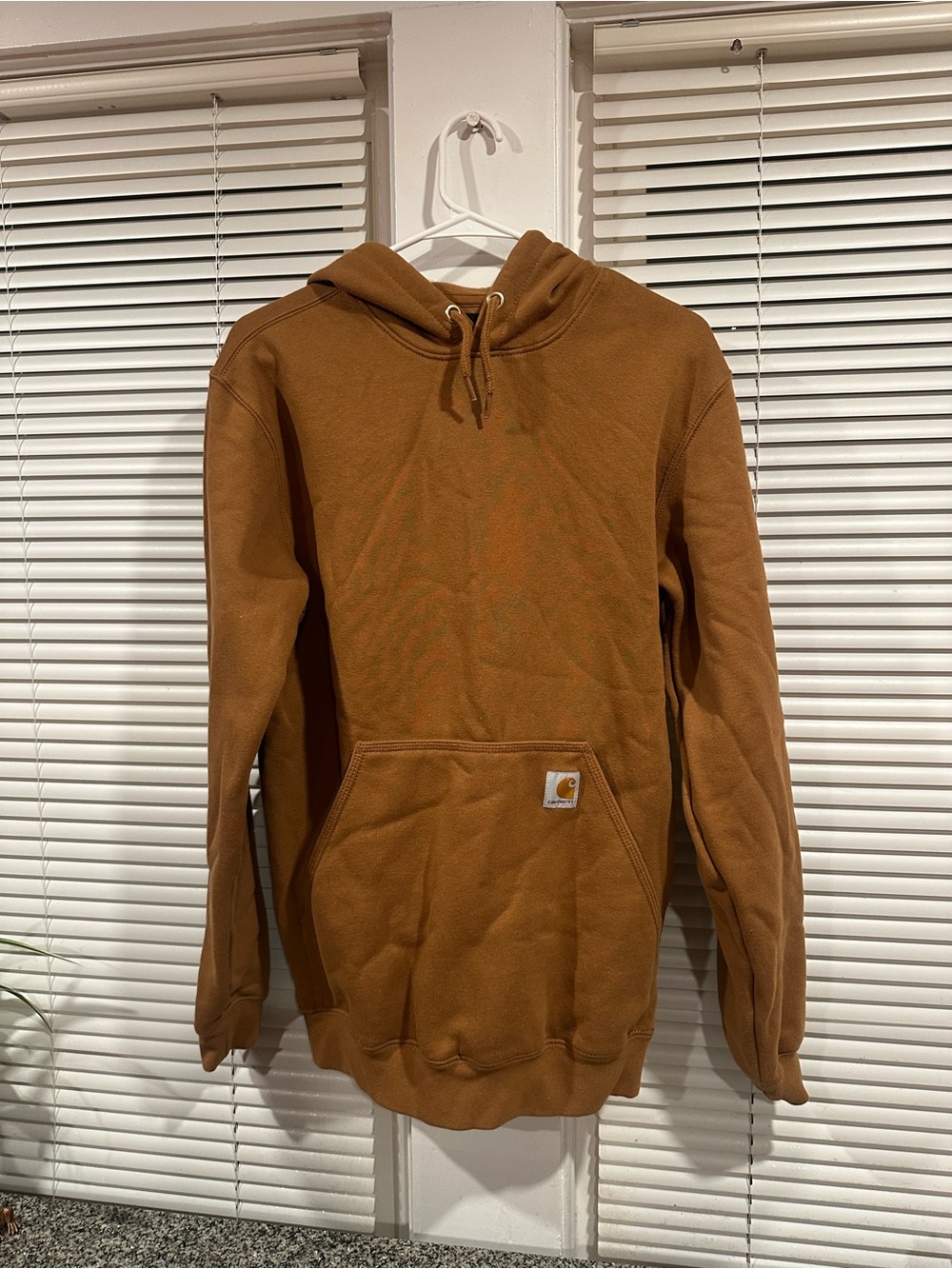 Carhartt Brown Crewneck Hooded Work Sweatshirt